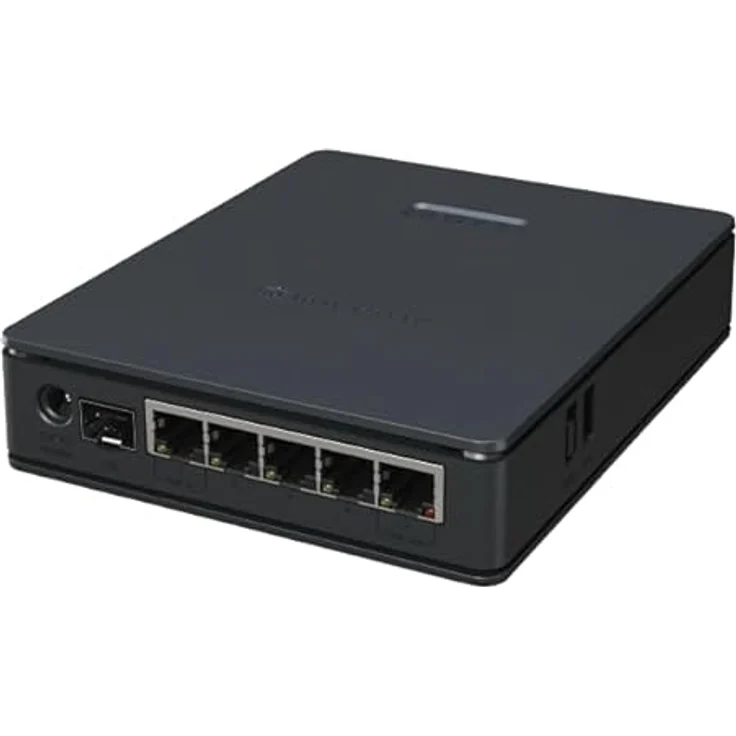 MikroTik hAP ax S (E62iUGS-2axD5axT-US) WiFi 6 Router, Dual-Band AX2400, 5x Gigabit-Ports + 2,5G SFP, Dual-Core ARM CPU, PoE In/Out, RouterOS v7 – Bild 2