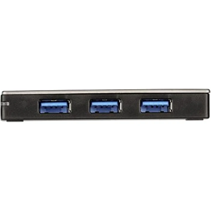 Hama USB-3.0 Hub 4-fach (USB-Verteiler mit intelligenter Ladefunktion, Adapter mit automatischer Geräteerkennung mit Netzteil und USB-Kabel, Alugehäuse) silber – Bild 8