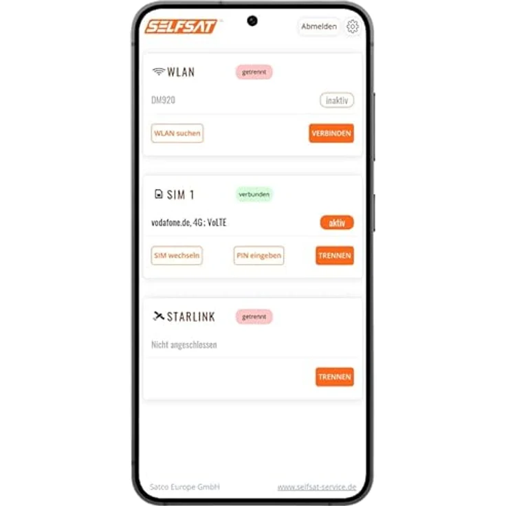 SELFSAT MWR 4540 4G Cat 6 WLAN Router bis 300 Mbps, inkl. 5G Antenne, Schwarz, Campingplatz-WLAN und VPN-kompatibel – Bild 3