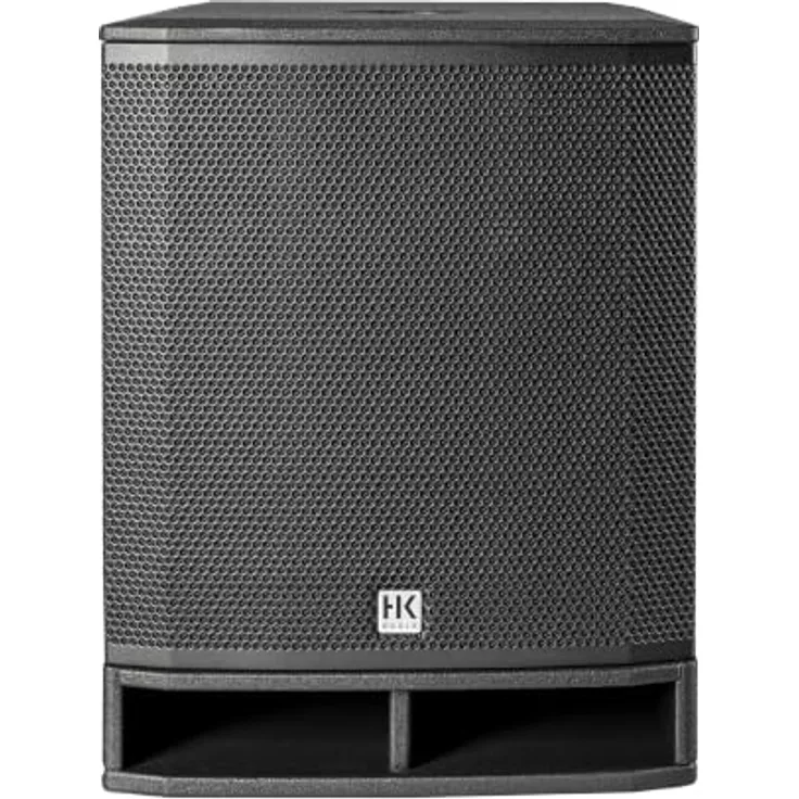 HK Audio PORTABLE SUB 115 A, Aktive Bassbox mit 15" Tieftöner, 700 Watt RMS, Tiefschwarz (RAL 9005)