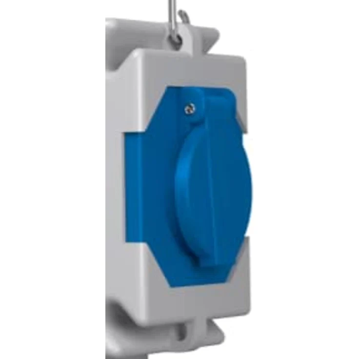 Doktorvolt Energiewürfel Stromverteiler mDV 1x16A/5P 2x230V, 3-fach mit Mennekes-Steckdosen, für Baustellen und Industriebetriebe – Bild 4