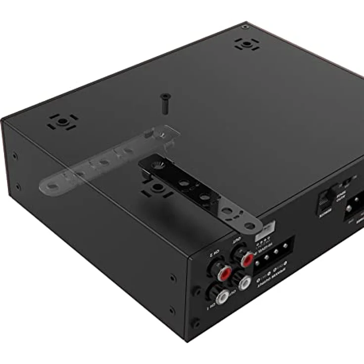 Eton Mini 150.4 4-Kanal Endstufe MINI CLASS-D VERSTÄRKER Verstärker, 4 x 100 Watt RMS, Auto-Sense On Funktion, Hi-Lo Level Eingänge, schwarz – Bild 4