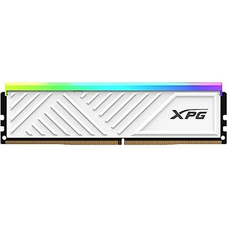 XPG SPECTRIX D35G RGB DDR4 3200MHz CL16 32GB (2x16GB) PC4-25600 RAM White Heatsink - Kompaktes Low-Profile-Kühlkörper-Design, Anpassbare RGB-Lichteffekte, Unterstützt Intel XMP 2.0 – Bild 2