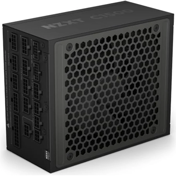 NZXT C1500 Platinum ATX 3.1 Gaming-Netzteil, 1500 Watt, Schwarz, 80 PLUS Platin, Modulares Design, Zero-Fan-Modus – Bild 1