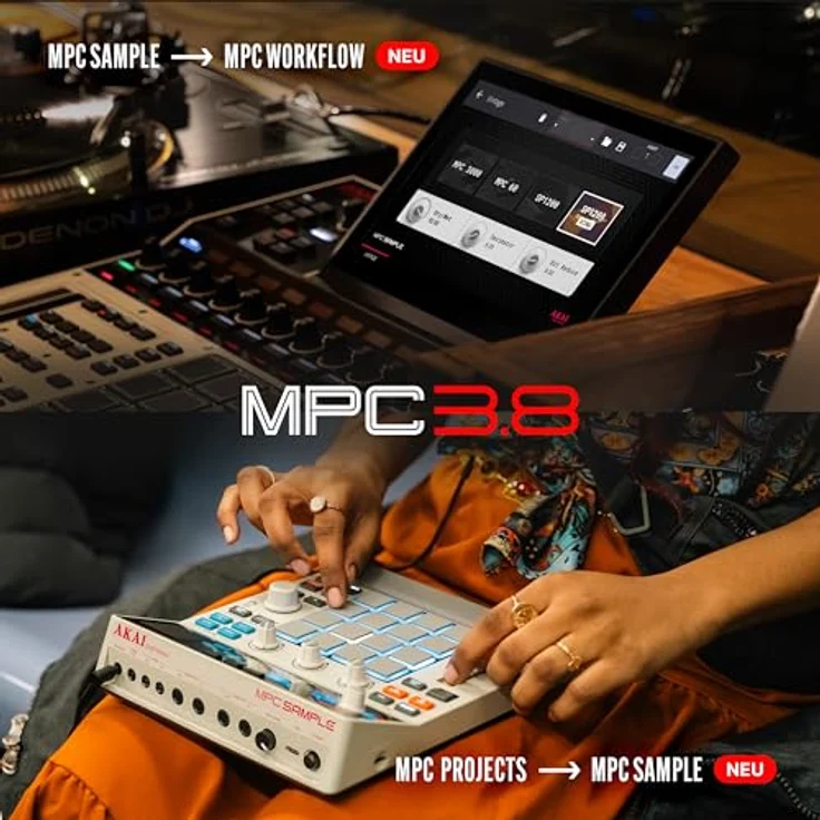 Akai MPC XL, DJ Controller mit 8-Core Prozessor, 10.1 Zoll Multi-Touch Display und 256GB Speicher – Bild 7