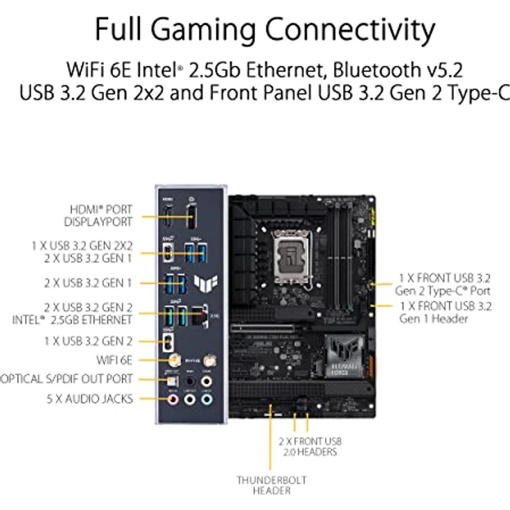 ASUS TUF Gaming Z790-Plus WIFI Mainboard Sockel Intel LGA1700 – Bild 6