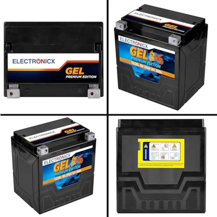 Electronicx Extreme Edition GEL Motorradbatterie 29Ah 12V – wartungsfrei, auslaufsicher, vibrationsfest für Motorrad, Roller, Quad und ATV – Bild 9