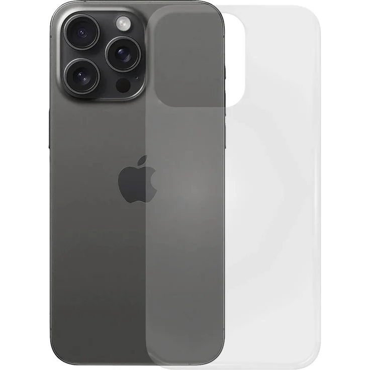 PanzerGlass 50160976 Backcover für Apple iPhone 15 Pro, Transparent, kratzfest und schlankes Design