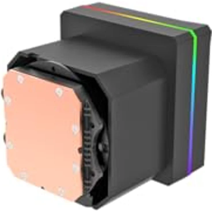 Thermaltake TH240 V3 ARGB Sync Black, AiO-Wasserkühlung mit 2x 120mm Lüftern und bis zu 2500 rpm Drehzahl, schwarz – Bild 6
