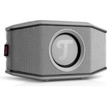 Teufel ROCKSTER GO 2 – Mobiler Bluetooth-Lautsprecher, IP67, 15h Akku, Dual Pairing, MP3-Player, Mikrofon, wasserfest, grau