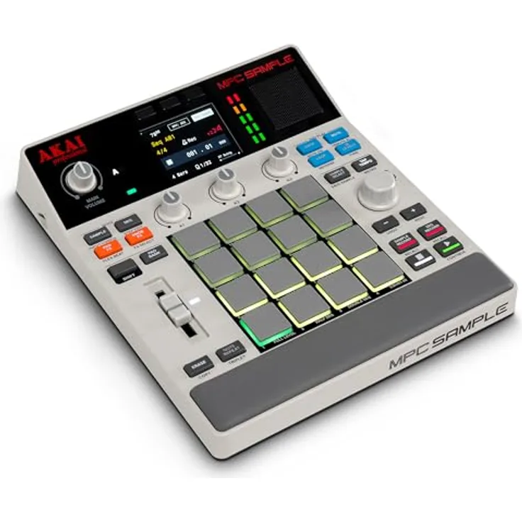 Akai MPC Sample, DJ Controller mit leistungsstarken Performance-Pads und umfangreicher Sampling-Funktionalität