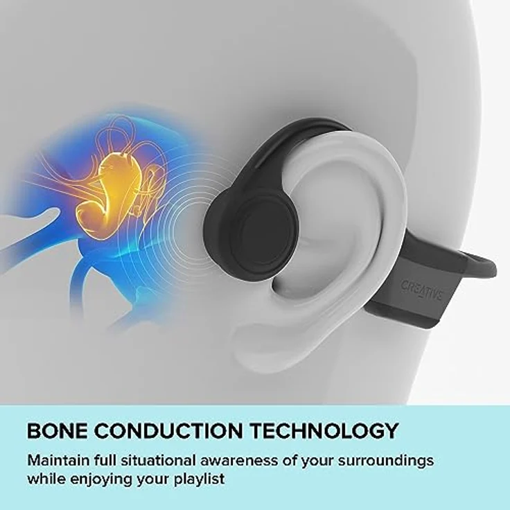 Creative - Outlier Free Mini Bone Conductor Headphones - Black – Bild 2