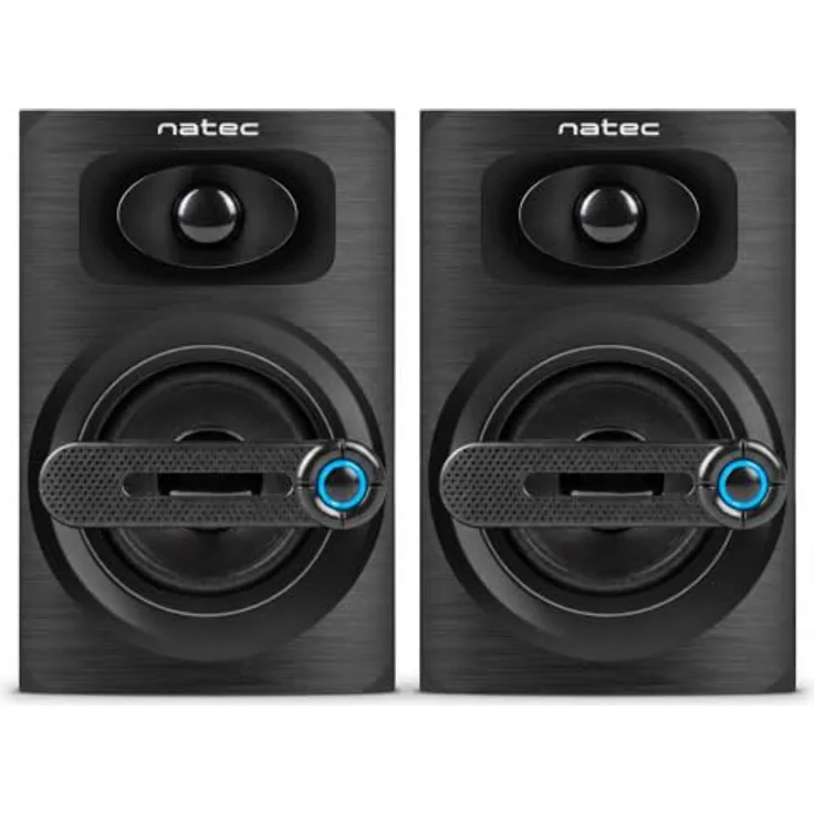 Natec Cougar 2.0 PC-Lautsprecher, 6 Watt, schwarz