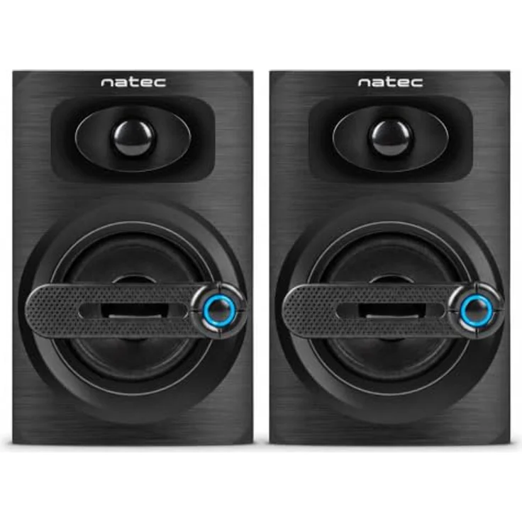 Natec Cougar 2.0 PC-Lautsprecher, 6 Watt, schwarz – Bild 1