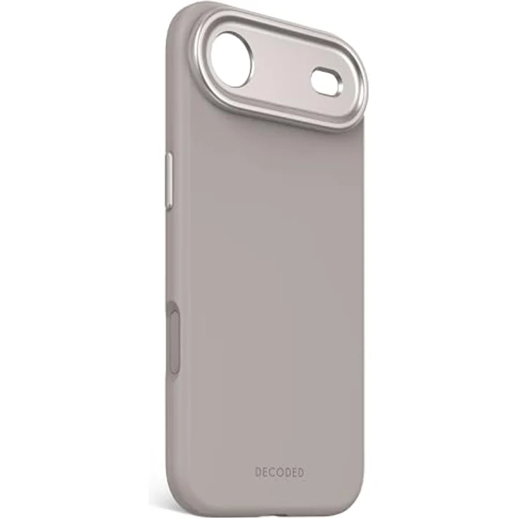 Decoded Silikonhülle für iPhone 17 Air, Antibakterielle Soft-Touch Hülle, MagSafe Kompatibel, Kratzfest, Fallschutz, Hell Braun – Bild 2
