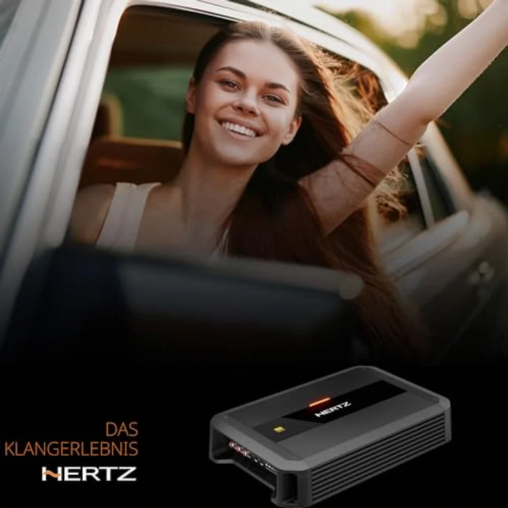 Hertz DIECI DP 4.300, 4-Kanal Verstärker mit Class-AB-Technologie und 60 W pro Kanal – Bild 2