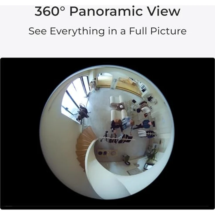 Reolink Fisheye Series W520 WiFi (2560 x 2560 Pixels), Schwarz - Netzwerkkamera von Reolink – Bild 2