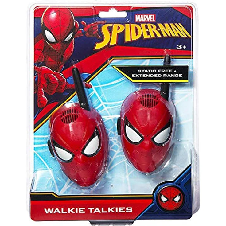 ekids SM-202 Spider-Man Walkie Talkie für Kinder, Rot – Bild 5