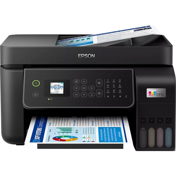 Epson EcoTank L5310 WiFi Multifunktionsdrucker, Schwarz, mit kontinuierlicher Tintenversorgung – Bild 1