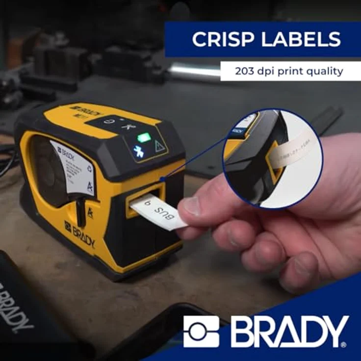 Brady M211-Etikettendrucker, mobiler Thermotransfer-Drucker, 203dpi, max. Breite 19.05 mm, Bluetoo, Etikettendrucker – Bild 6