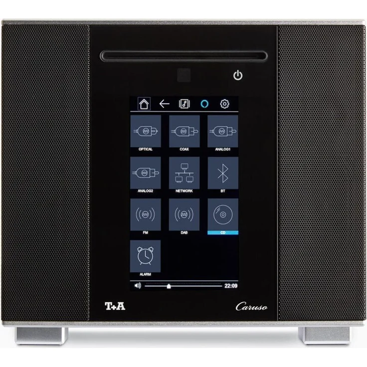 T+A Caruso, All-In-One Music System, Schwarz/Silber