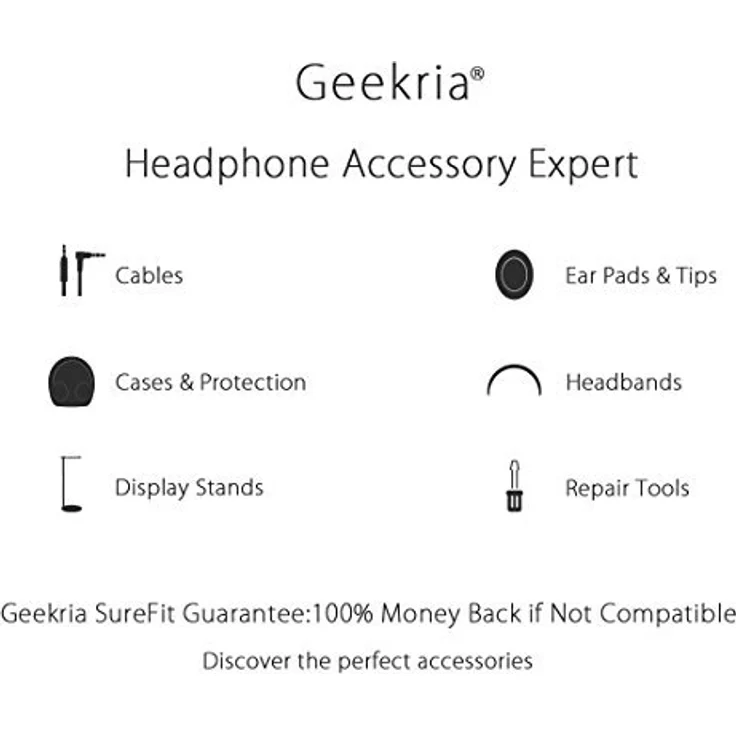 Geekria Tasche Kopfhörer für HD599, HD598CS, HD280PRO, AKG K167, K540, Beyerdynamic DT 880, DT 880 pro, Schutztasche für Headset Case, Hard Tragetasche – Bild 8
