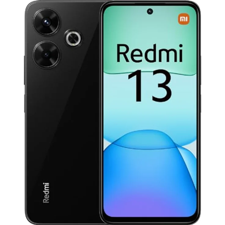Xiaomi Redmi 13 (128 GB, Midnight Black, 6.79", Dual SIM, 108 Mpx, 4G), Smartphone, Schwarz – Bild 1