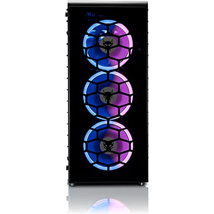 BEASTCOM Q3 Gaming PC Set Komplett, AMD Ryzen 3 4X 4,00GHz 8 Threads, 4K Vega 6 Grafik, 32GB RAM, 1TB SSD + Monitor LED 24", Tastatur, Maus, Mauspad, HDMI, WLAN, Windows 11 Pro - RGB Farbenspiel, 24 Zoll Full-HD Display, 75 Hz, 5ms Reaktionszeit – Bild 2