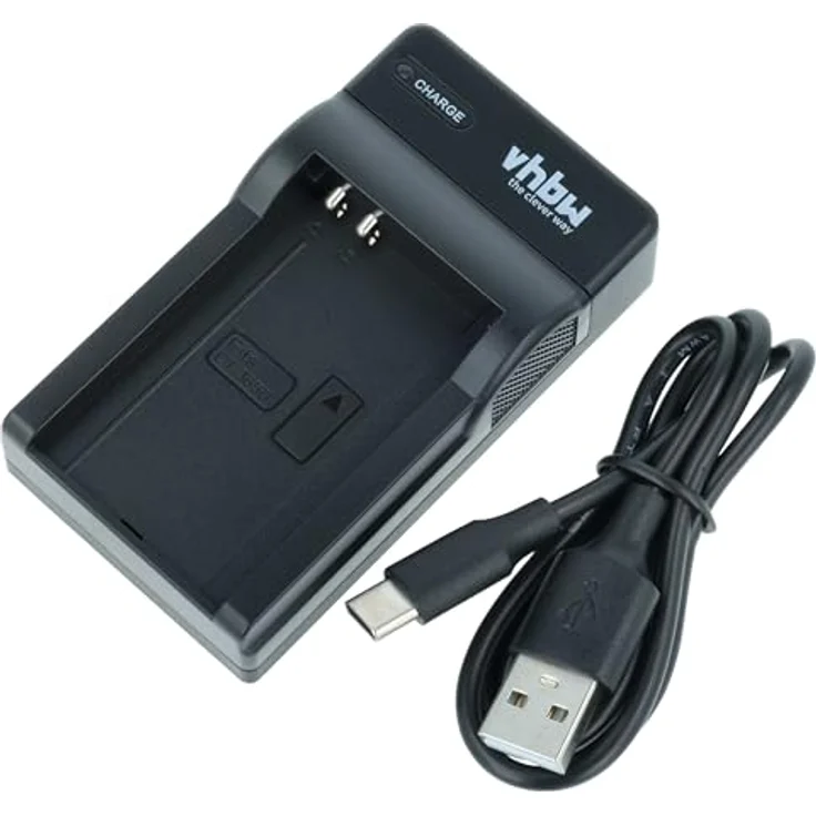 vhbw USB Akkuladegerät kompatibel mit Nokia BL-5C, BL-5CA, BL-5CB Digitalkamera, Camcorder, Action Cam-Akku - Ladeschale – Bild 2