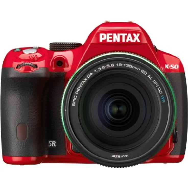Pentax K-50 rot Kit DA 18-135 mm WR – Bild 2
