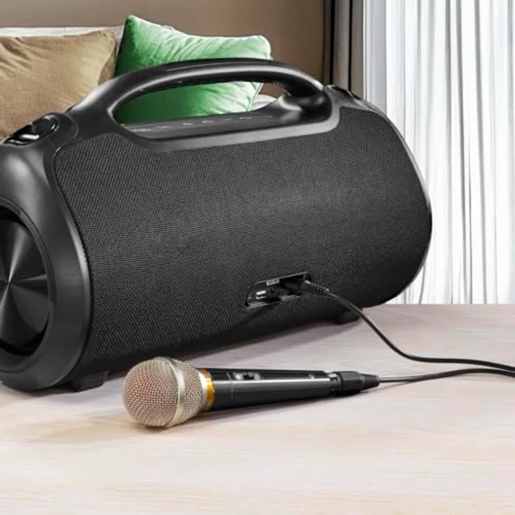 Hama UltiMate Pro 120 W Bluetooth Lautsprecher, IPX6 wasserfest, bis 24 h Laufzeit, schwarz, versandkostenfrei – Bild 25