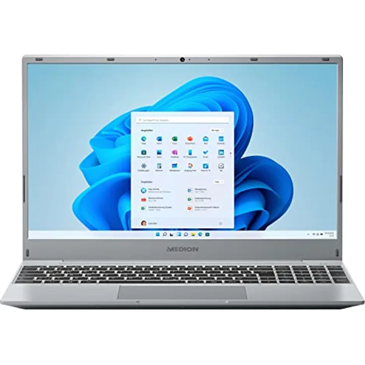 MEDION E15309 39,6 cm (15,6 Zoll) Full HD Notebook (AMD Ryzen 7 5700U, 16GB DDR4 RAM, 1TB PCIe SSD, Webcam, Win 11 Home)