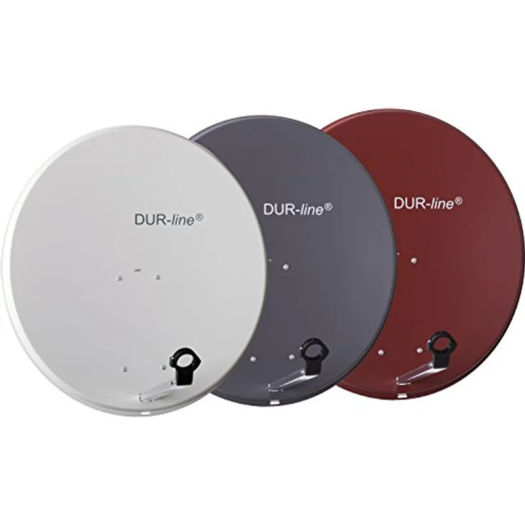 DUR-line Sat Antenne 80 cm Durchmesser hellgrau – Bild 3