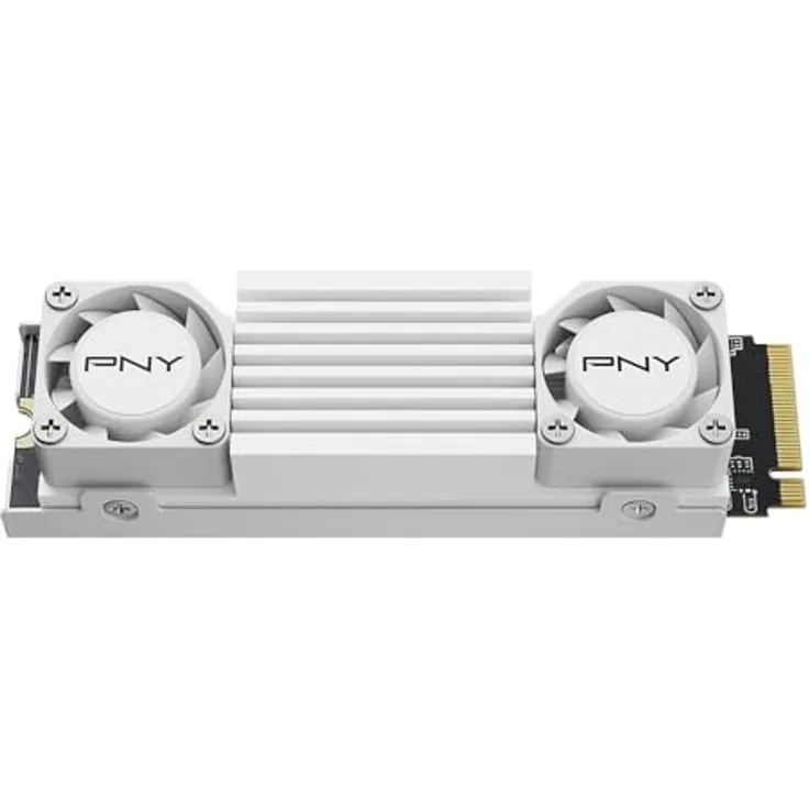 PNY CS3150 2TB M.2 NVMe Internal Solid State Drive (SSD) with White Heatsink - Extreme Performance up to 12,000 MB/s - M280CS3150HSW-2TB-RB