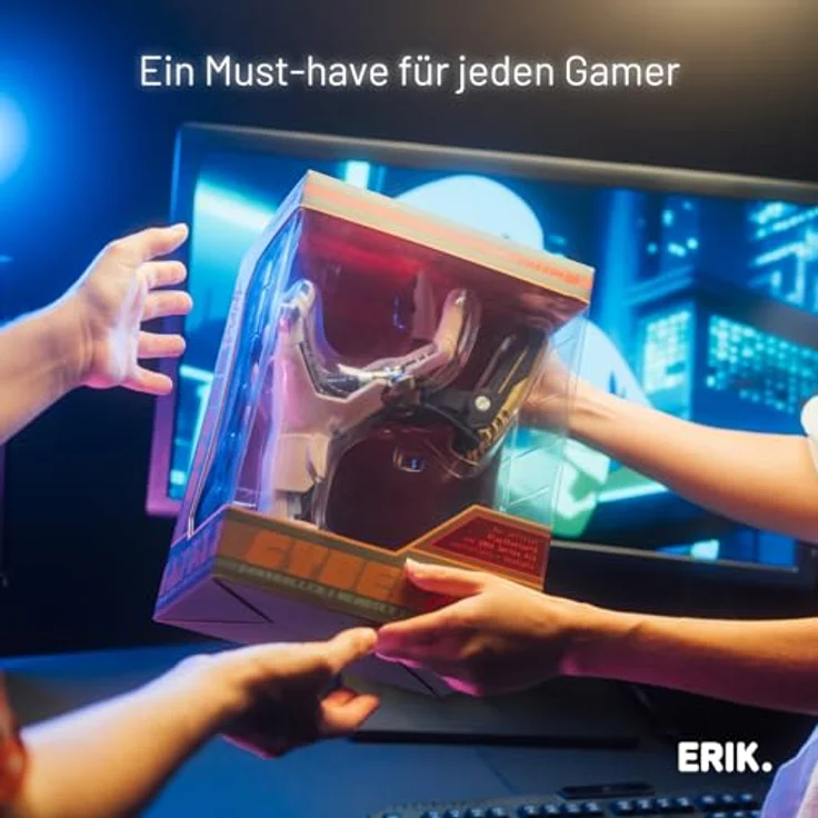 Grupo Erik Gaming Headset Halterung & Controller Halter Cyberpunk, universelle Kompatibilität für PS5, PS4, Xbox Series X/S, stabile und pflegeleichte Konstruktion, 16 x 20 x 27,5 cm – Bild 5