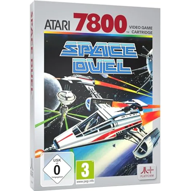 Atari Space Duel (Atari 7800+) Cartridge, PC-Games - Ein Kampf gegen tödliche Weltraumsporen