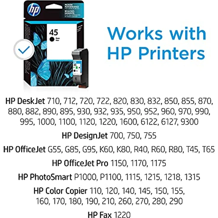 HP 51645AE 45XL Schwarz Original Druckerpatrone mit hoher Reichweite für HP Deskjet, HP Officejet, Groß – Bild 2