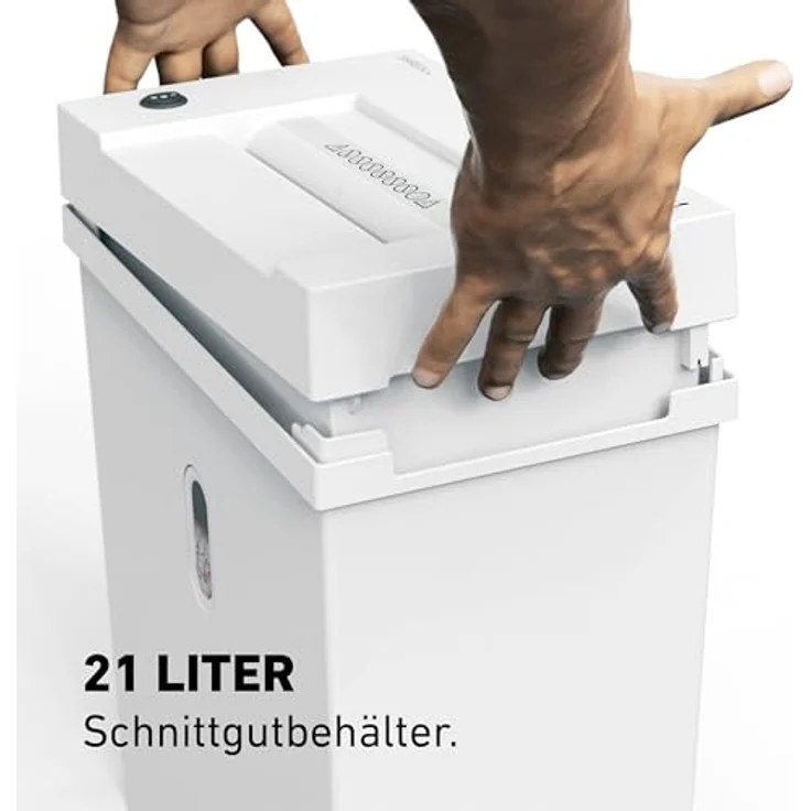Ideal SHREDCAT 8200, Aktenvernichter mit 4 mm Streifenschnitt, P-2, automatischer Start/Stopp, Sicherheitsmerkmale, Sichtfenster im Behälter – Bild 4