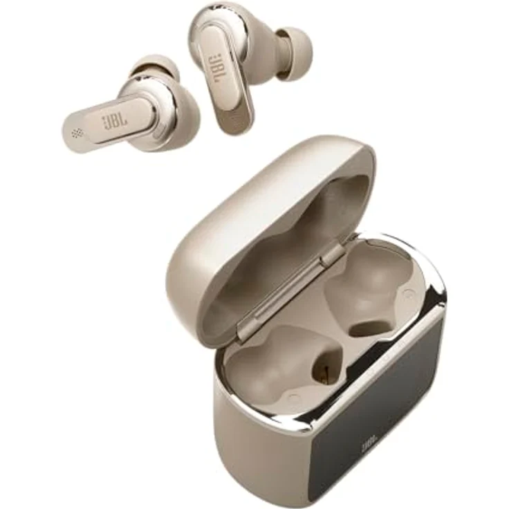 JBL Tour Pro 3 True Wireless Kopfhörer, Latte, 40 h Akkulaufzeit, Adaptive Noise Cancelling 2.0, JBL Spatial 360 Sound – Bild 5