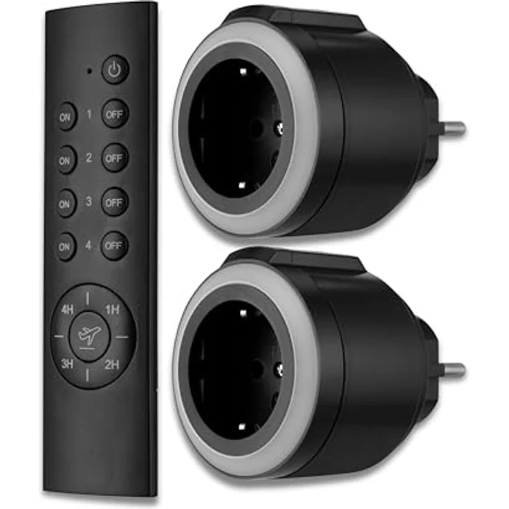 REV Funk-Schalt-Set 2 + 1 COMFORT anthrazit – Bild 2