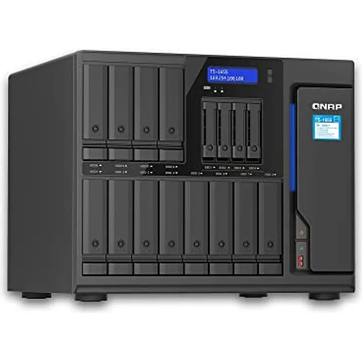 Qnap TS-1655-8G | 16-Bay, Intel Atom, 3X PCIe Gen3, 2.5 GbE NAS