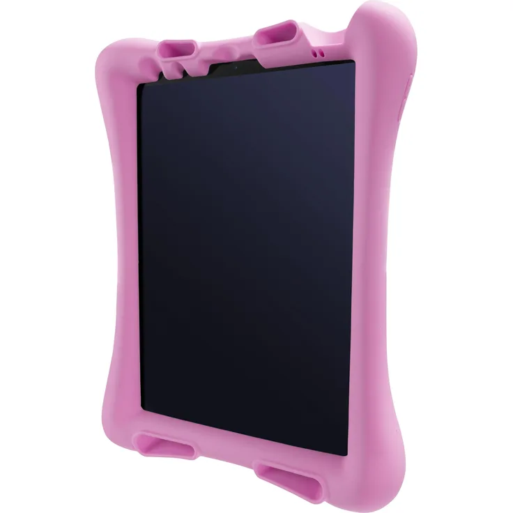 Deltaco Silicone Case für iPad Air 10.9" / Pro 11" 2020/2021, stoßfeste Tablet-Hülle mit erhöhten Kanten, pink