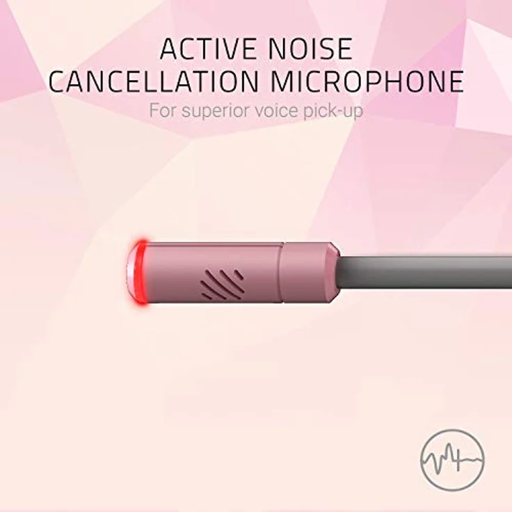 Razer Kraken Kitty Gaming Headset (Das Katzenohren-Headset mit RGB Chroma-Beleuchtung, Mikrofon mit aktiver Rauschunterdrückung, THX Spatial Audio, Bedienelemente an der Ohrmuschel) Pink-Quartz – Bild 4