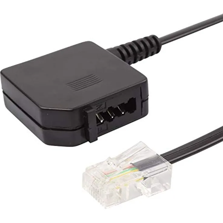 S-Conn Western-Stecker 8/4 / TAE U-Buchse 0,2m