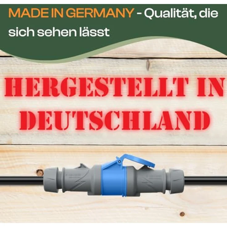 netbote24 Camping Kabel 50m CEE Verlängerungskabel, TITANEX 3x1,5, IP44 Schutz, für Outdoor und Wohnmobil – Bild 3