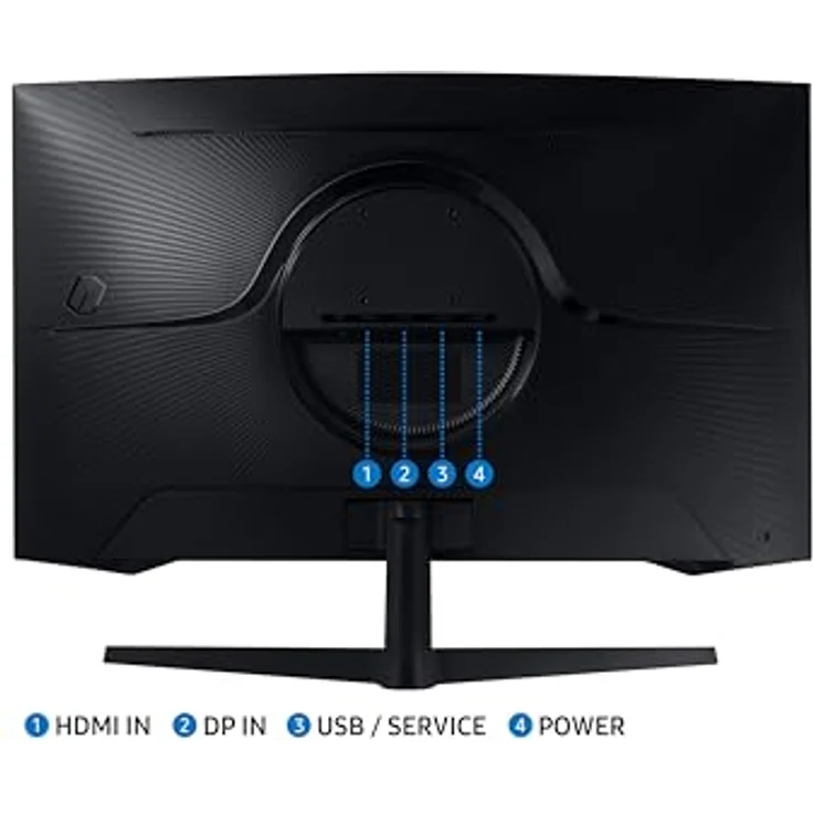 Samsung LS32CG552EUXEN, Monitor mit ergonomischem Design und hochwertiger Produktqualität – Bild 3