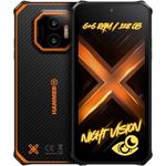 Hammer Energy X2 4G, Rugged Outdoor Smartphone mit 6+6GB RAM, 128GB, 50-MP Kamera, IP69, 6.1" Display – Schwarz-Orange