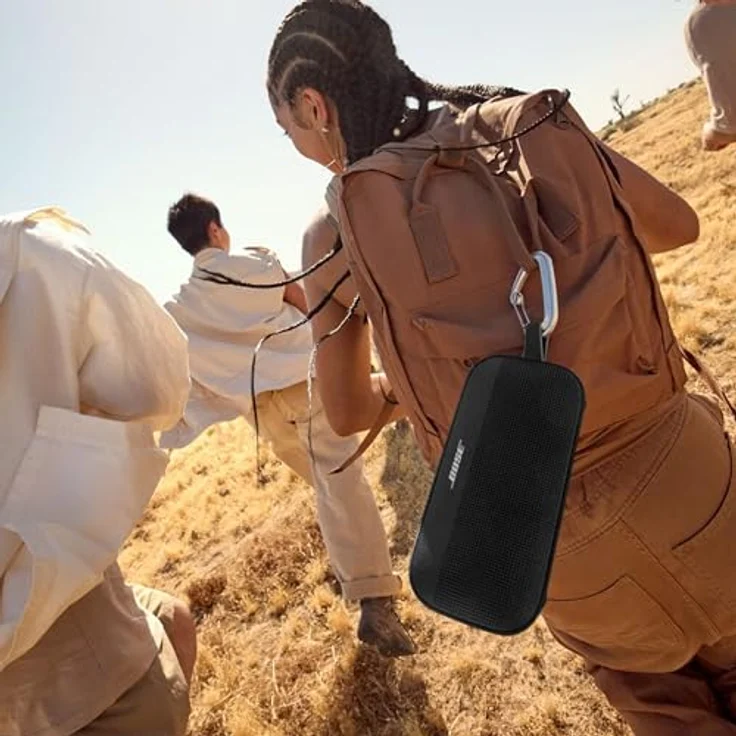 Bose SoundLink Flex Tragbarer Bluetooth-Lautsprecher (2. Gen.), Schwarz, bis zu 12 Stunden Akkulaufzeit, staub- und wasserdicht – Bild 3