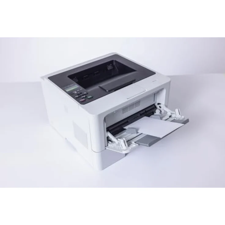 Brother HL-L5210DN Laserdrucker schwarz weiß (A4, 48 Seiten/Min., 1.200x1.200 DPI, LAN, Duplex, 250 Blatt Papierkassette) weiß/grau – Bild 3