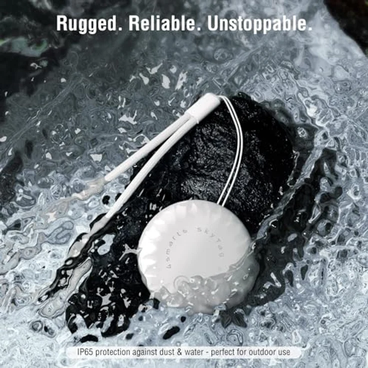 4smarts SkyTag Plus, Tracker mit IP65 Schutz, Bluetooth 5.3, 4er Set, Weiss – Bild 9